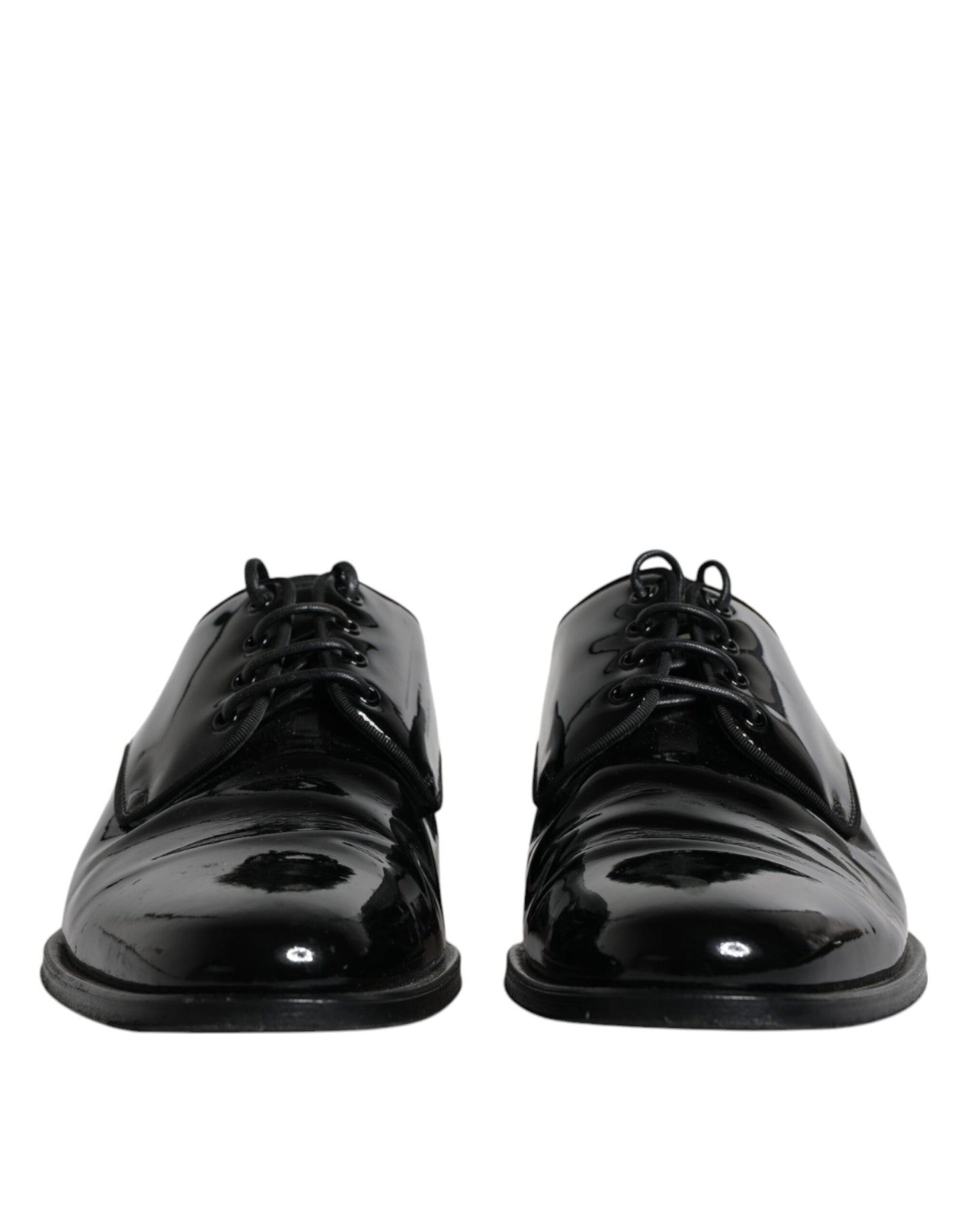  - Black Leather Lace Up Men Derby Formal Shoes