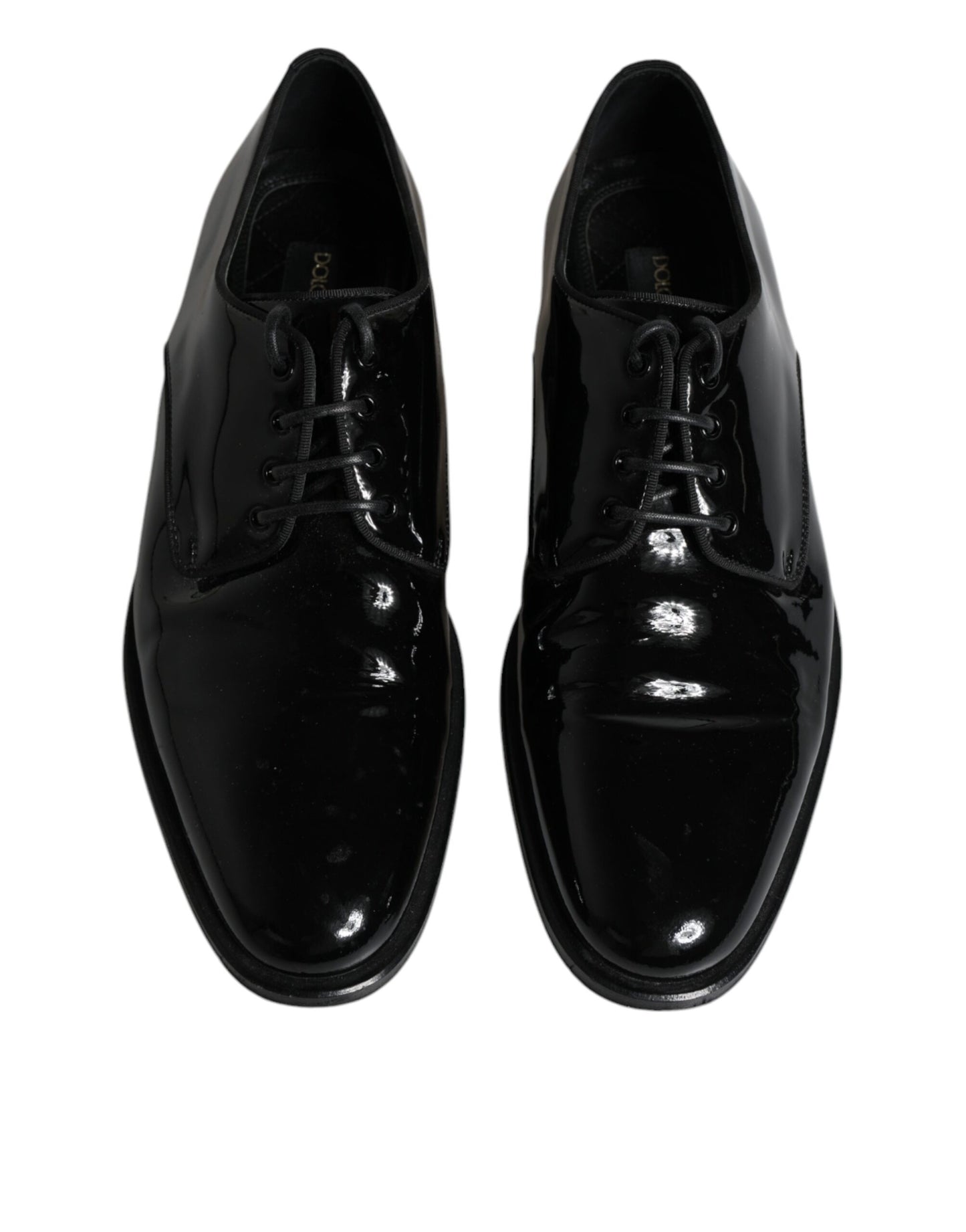  - Black Leather Lace Up Men Derby Formal Shoes