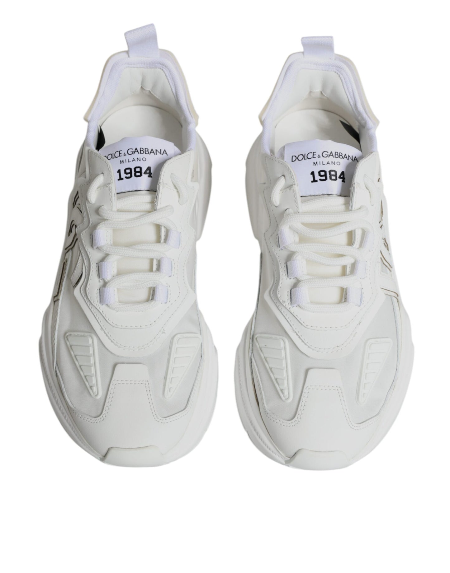  - White Nylon Daymaster Low Top Sneakers Shoes