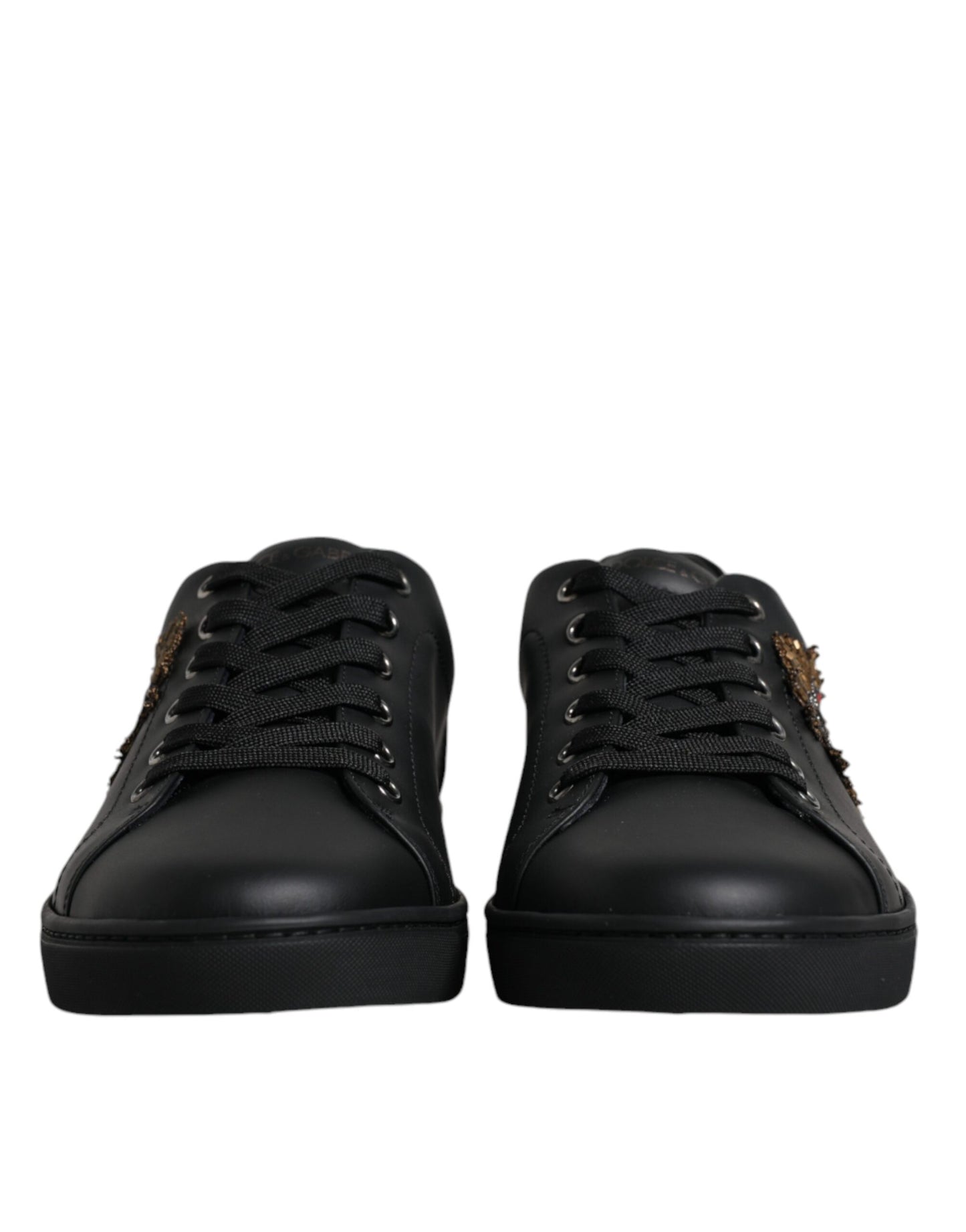 Dolce & Gabbana Men's Black London Sacred Heart Trainers