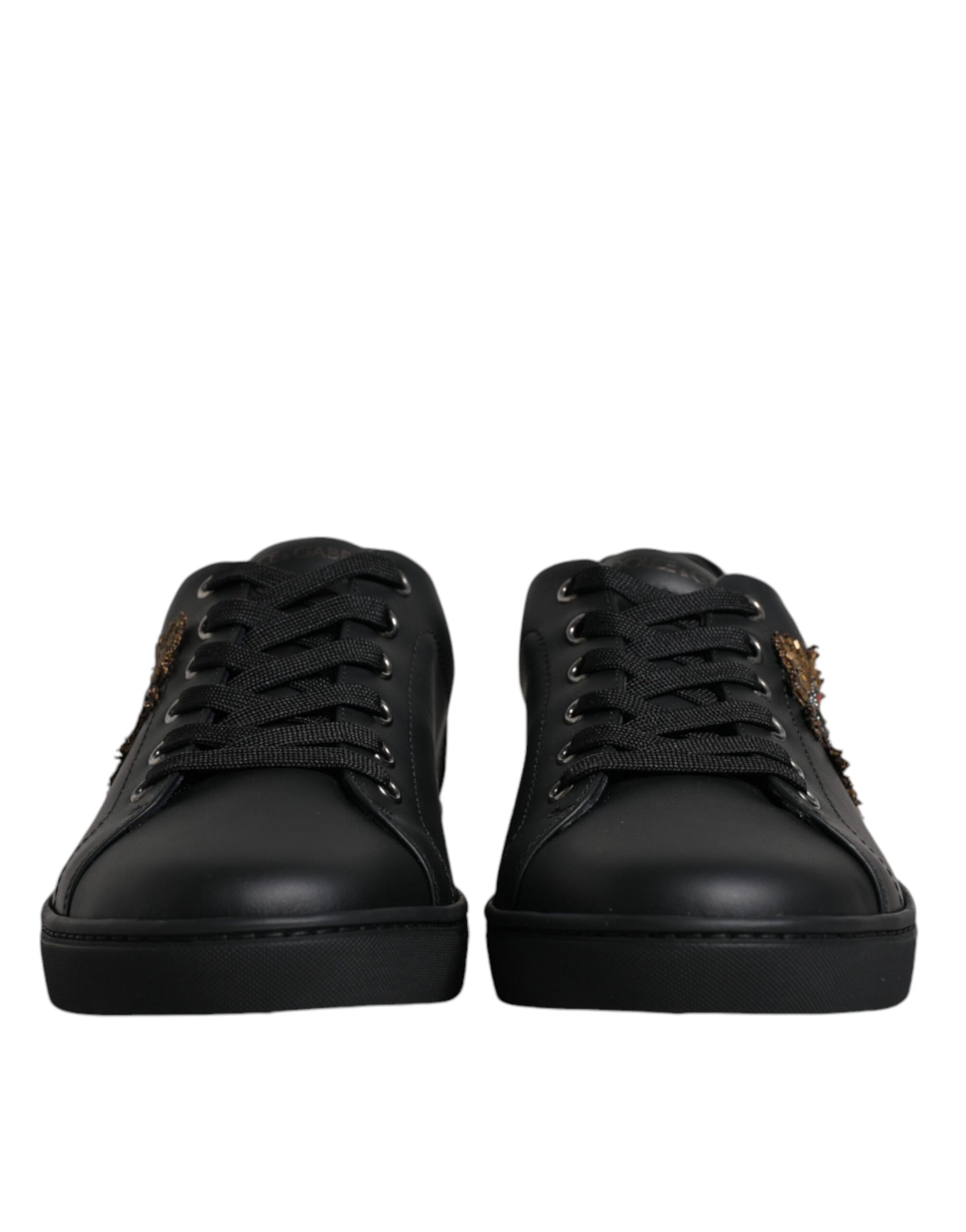 Dolce & Gabbana Men's Black London Sacred Heart Trainers