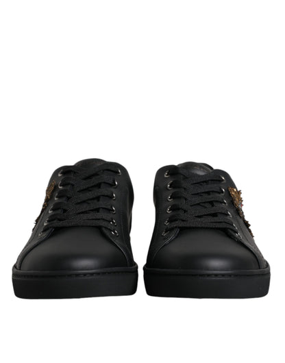 Dolce & Gabbana Men's Black London Sacred Heart Trainers
