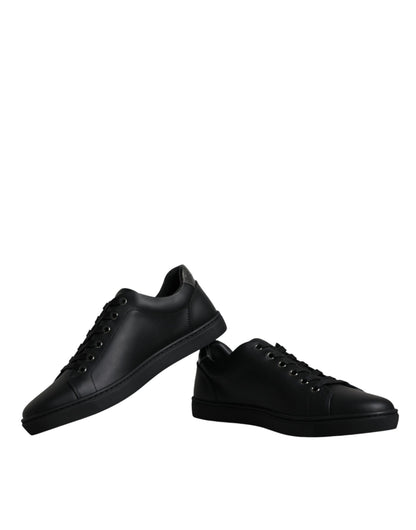 Dolce & Gabbana Men's Black London Sacred Heart Trainers