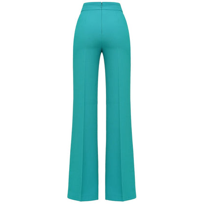 Green Polyester Jeans & Pant - The Luxe Alliance