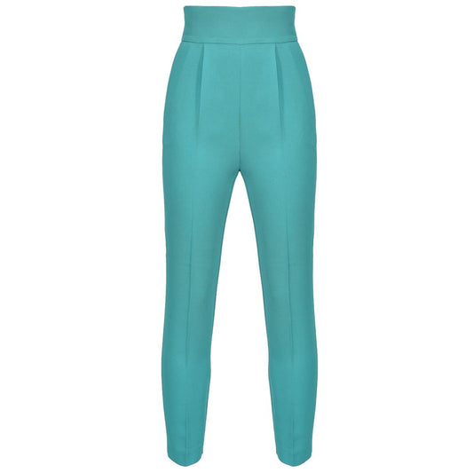 Green Polyester Jeans & Pant - The Luxe Alliance