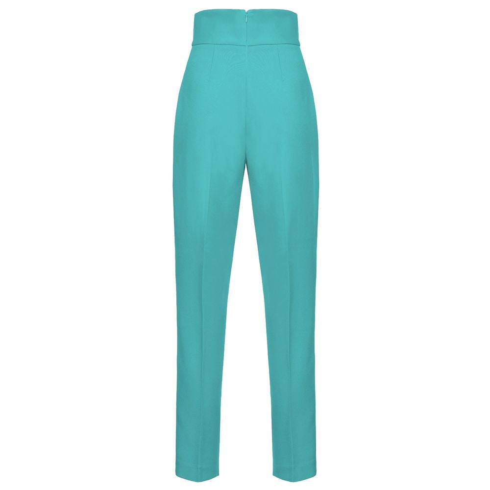 Green Polyester Jeans & Pant - The Luxe Alliance