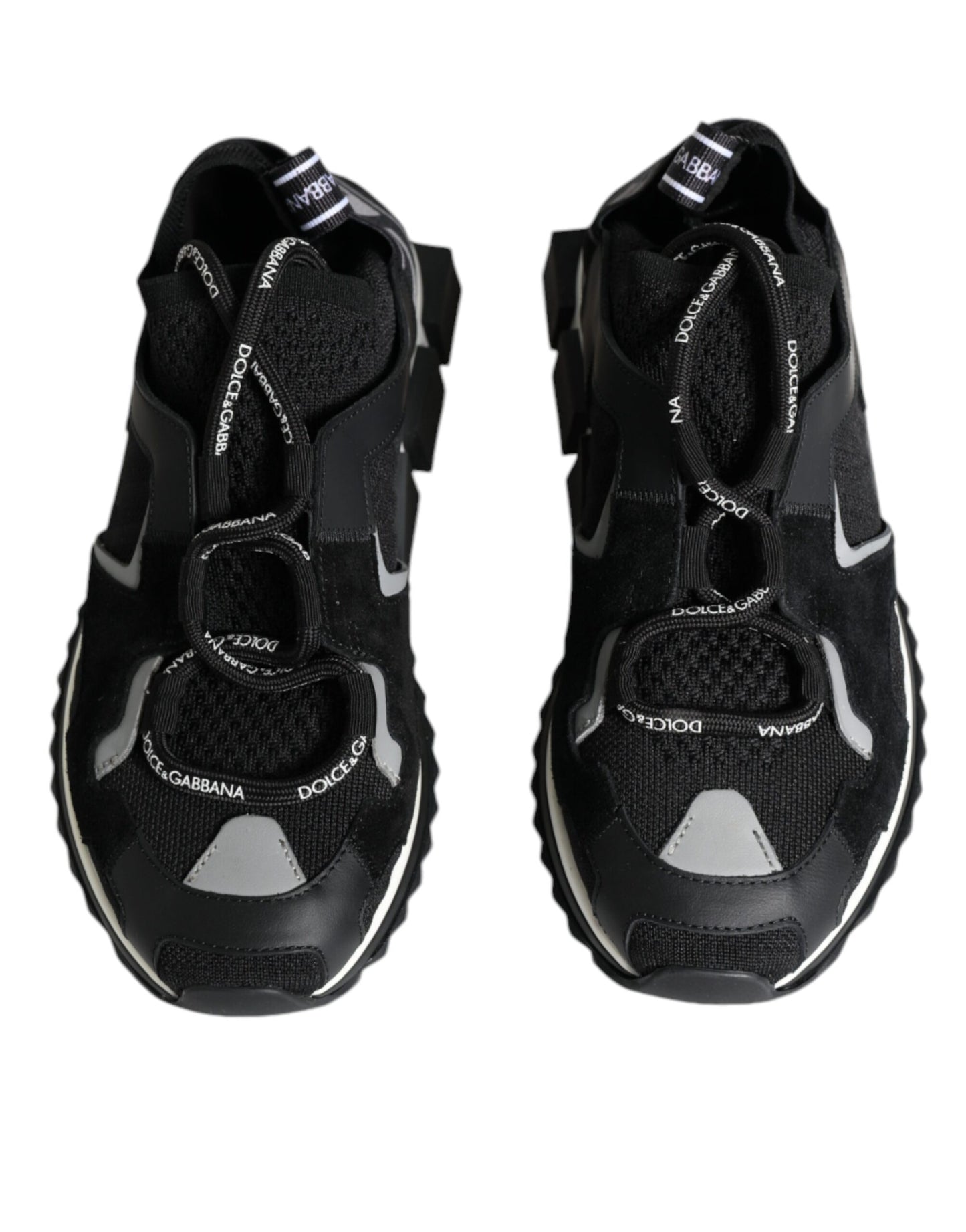  - Black Mesh Sorrento Trekking Sneakers Shoes