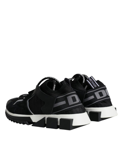  - Black Mesh Sorrento Trekking Sneakers Shoes