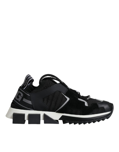  - Black Mesh Sorrento Trekking Sneakers Shoes