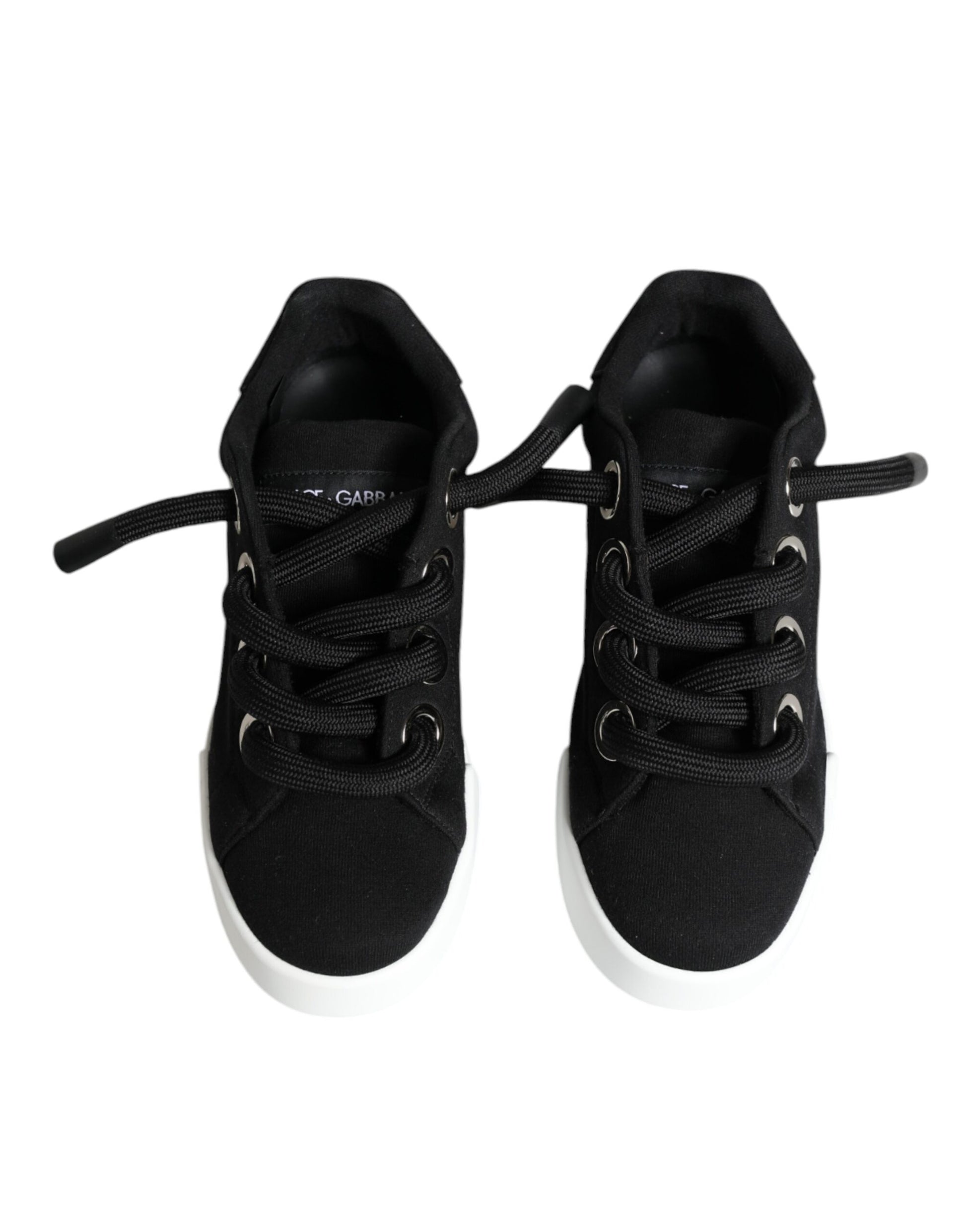 Black Portofino Low Top Sneakers – Women's