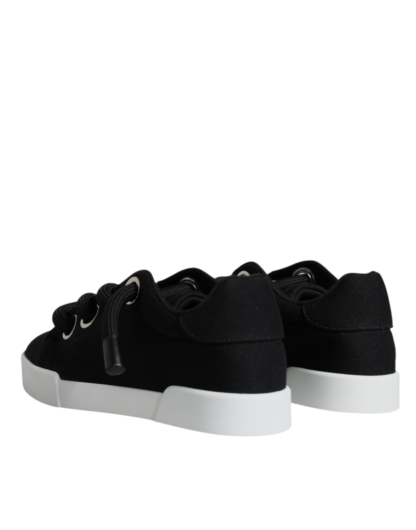  - Black Portofino Low Top Sneakers Shoes