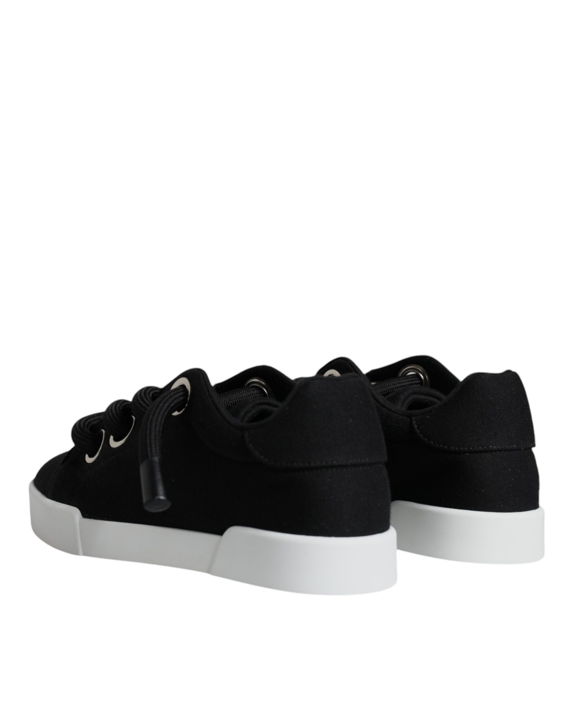 Black Portofino Low Top Sneakers – Women's