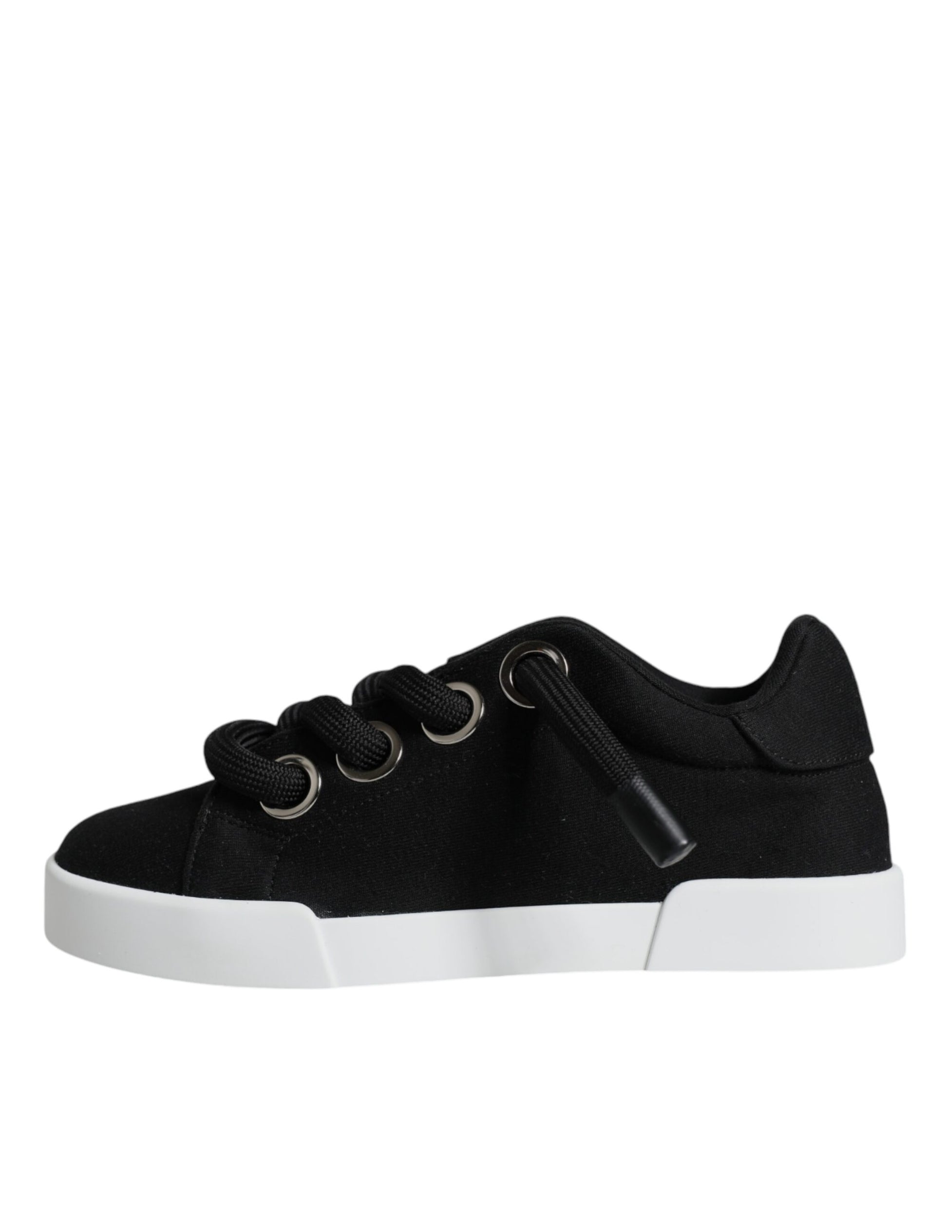 Black Portofino Low Top Sneakers – Women's