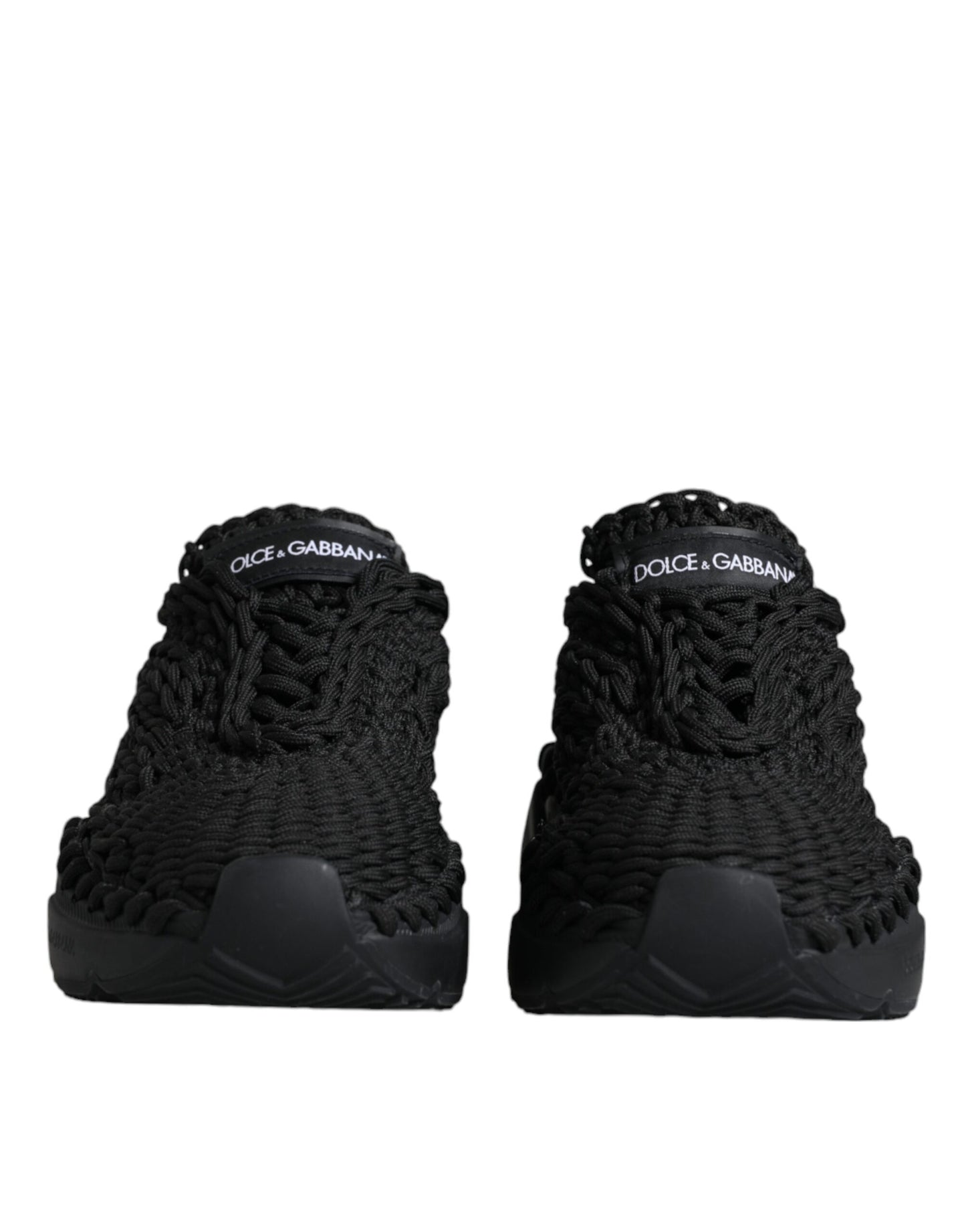  - Black Knitted Daymaster Sneakers Shoes