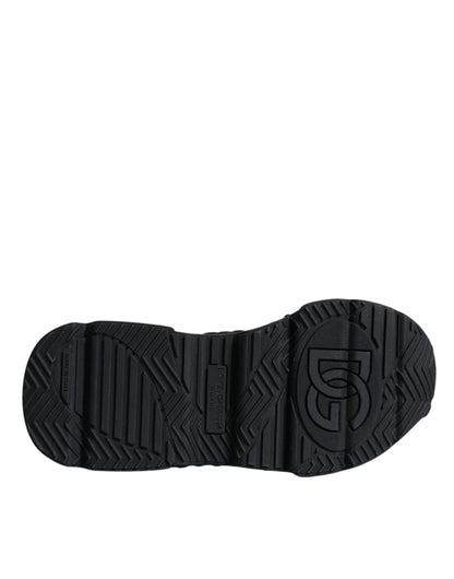  - Black Knitted Daymaster Sneakers Shoes