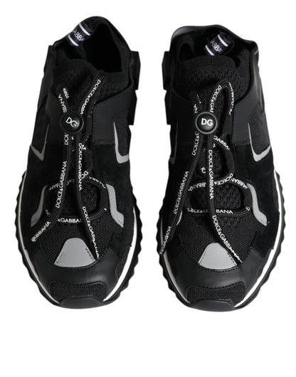  - Black Mesh Sorrento Trekking Sneakers Shoes