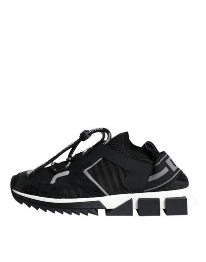  - Black Mesh Sorrento Trekking Sneakers Shoes