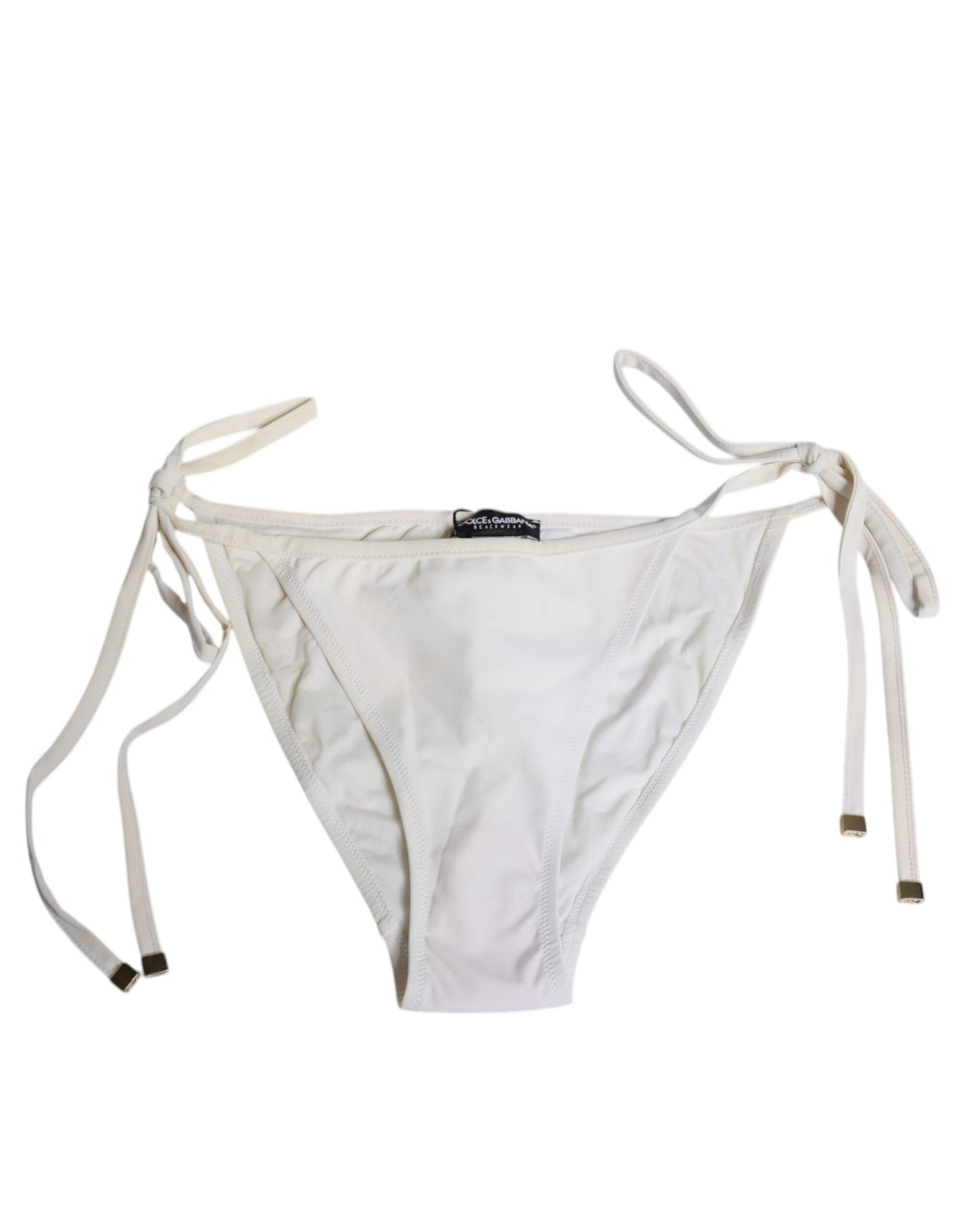  - White Nylon Bottom Beachwear Swimwear Bikini