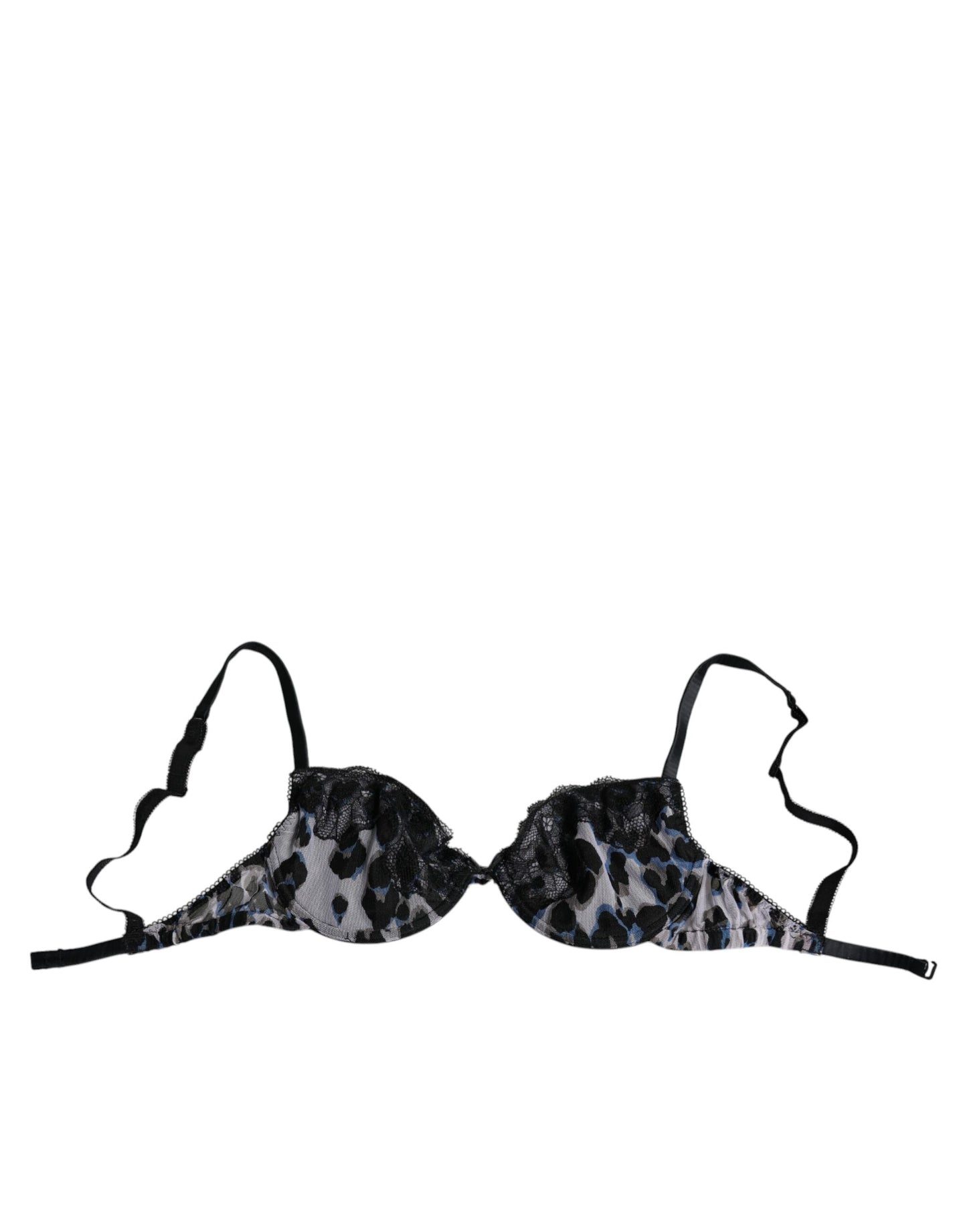  - White Leopard Push Up Reggiseno Bra Underwear