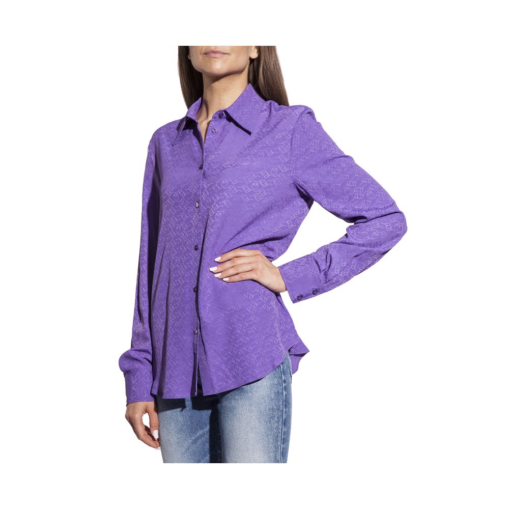 Purple Acetate Shirt - The Luxe Alliance