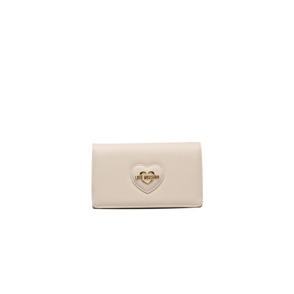 Beige Polyethylene Crossbody Bag - The Luxe Alliance