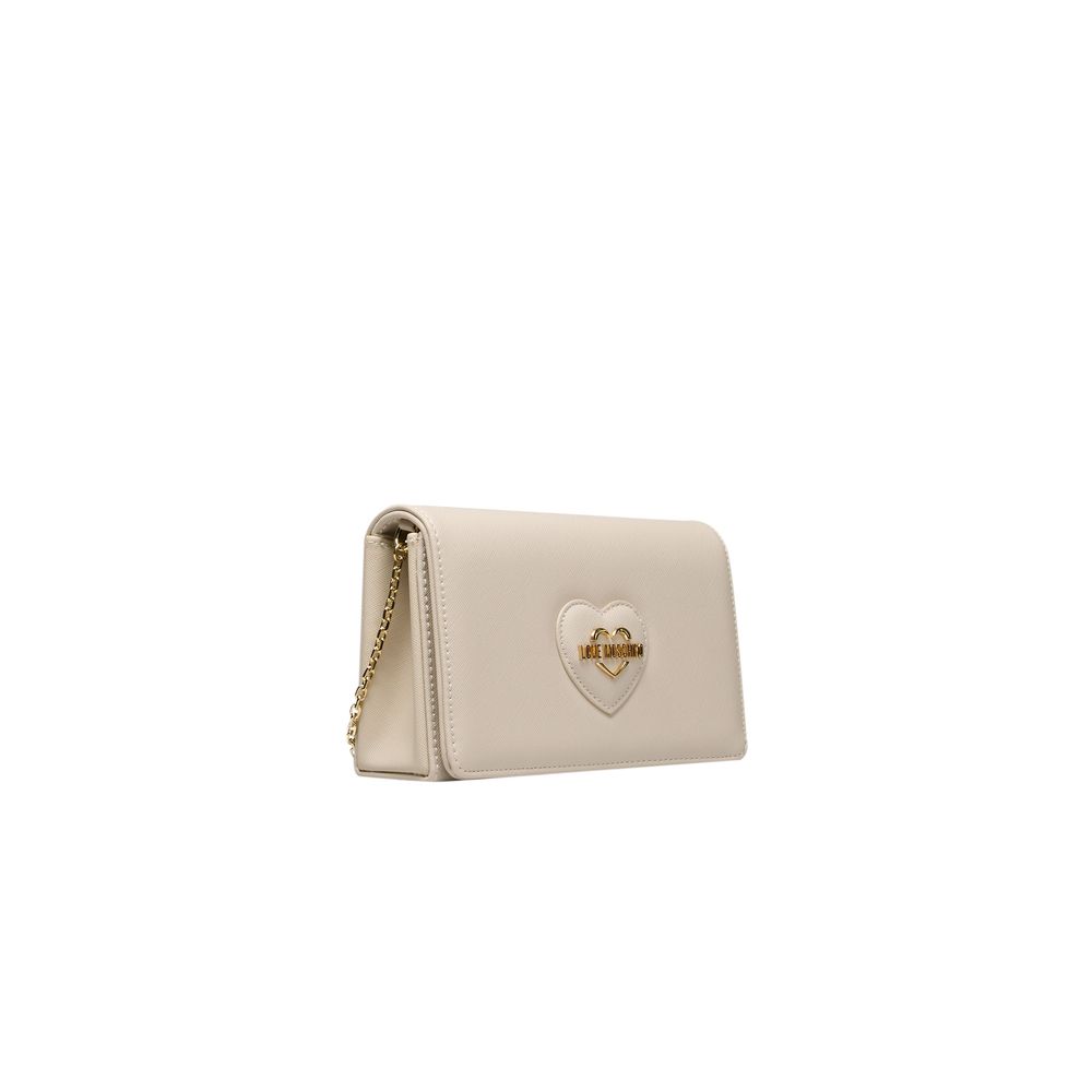 Beige Polyethylene Crossbody Bag - The Luxe Alliance