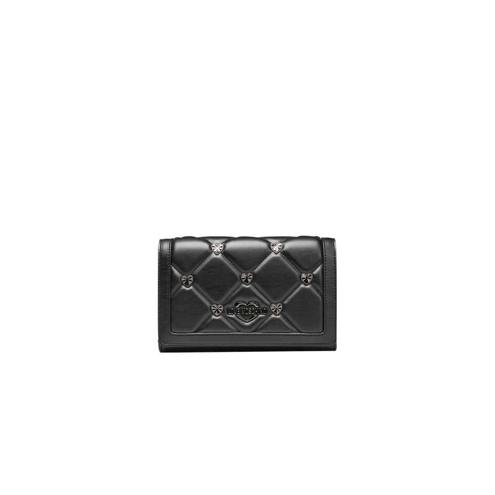 Black Polyethylene Crossbody Bag - The Luxe Alliance