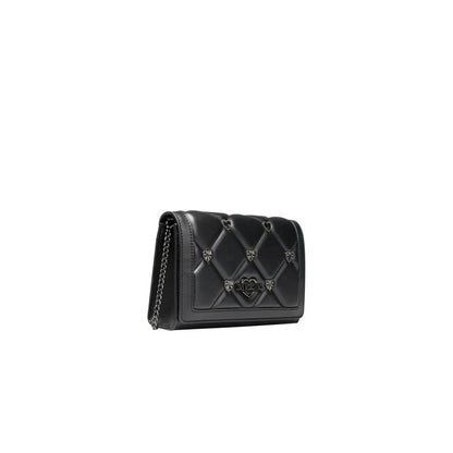 Black Polyethylene Crossbody Bag - The Luxe Alliance