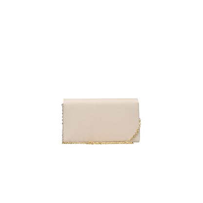 Beige Polyethylene Crossbody Bag - The Luxe Alliance