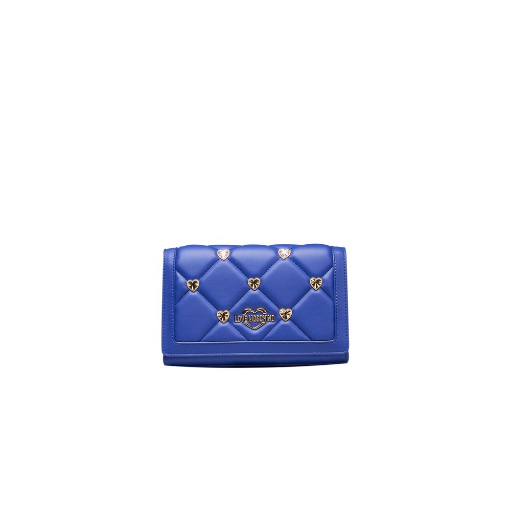 Blue Polyethylene Crossbody Bag - The Luxe Alliance