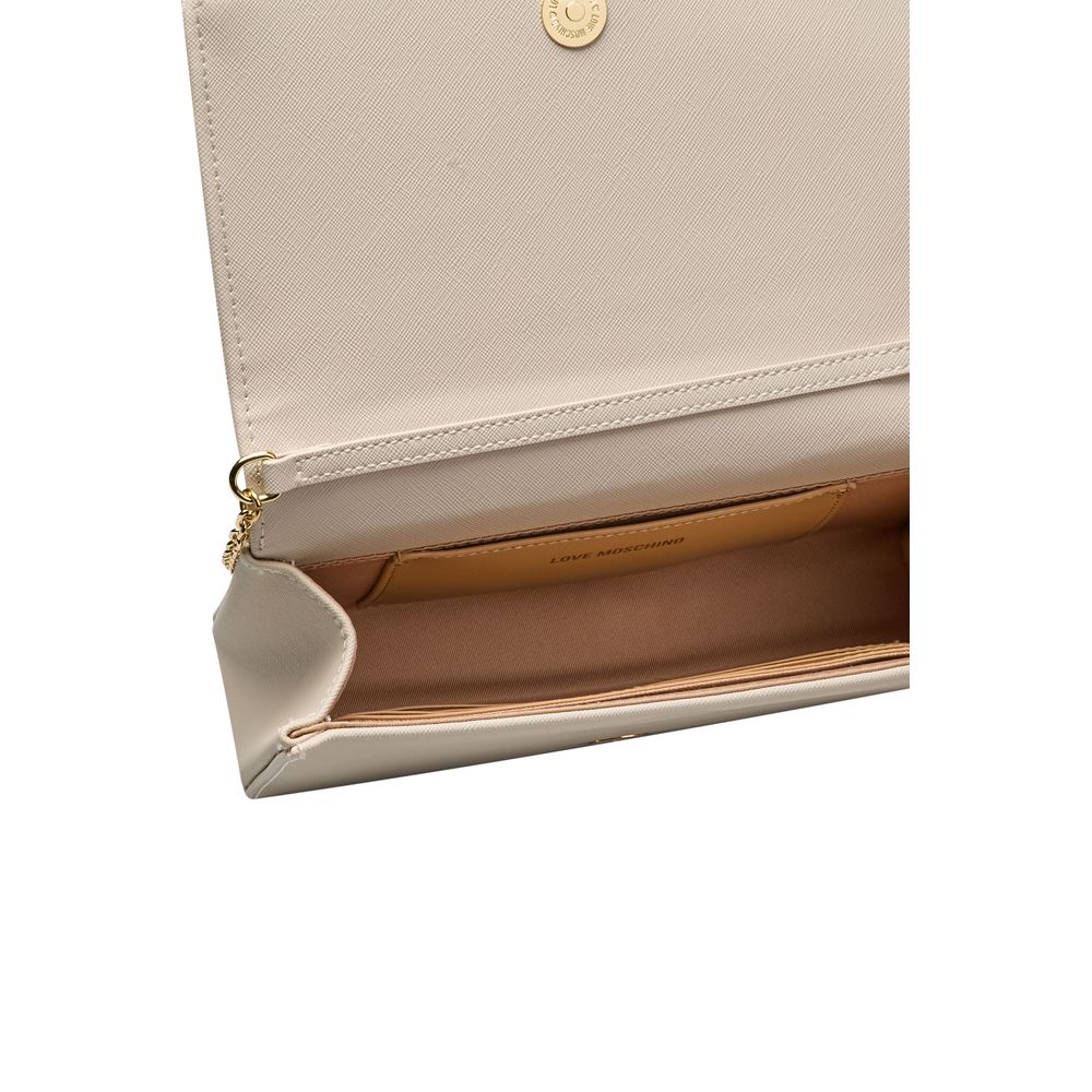 Beige Polyethylene Crossbody Bag - The Luxe Alliance