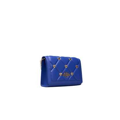 Blue Polyethylene Crossbody Bag - The Luxe Alliance