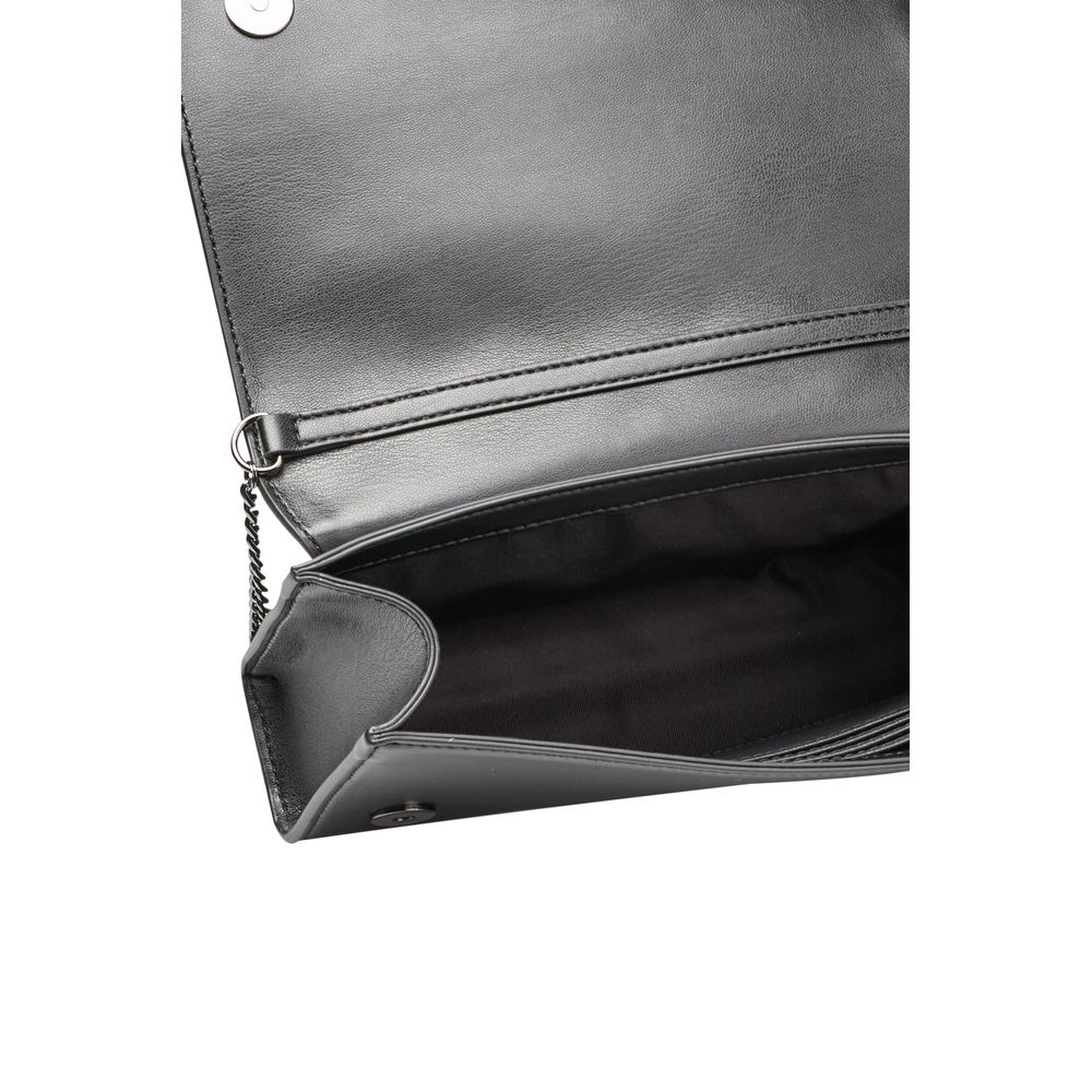 Black Polyethylene Crossbody Bag - The Luxe Alliance