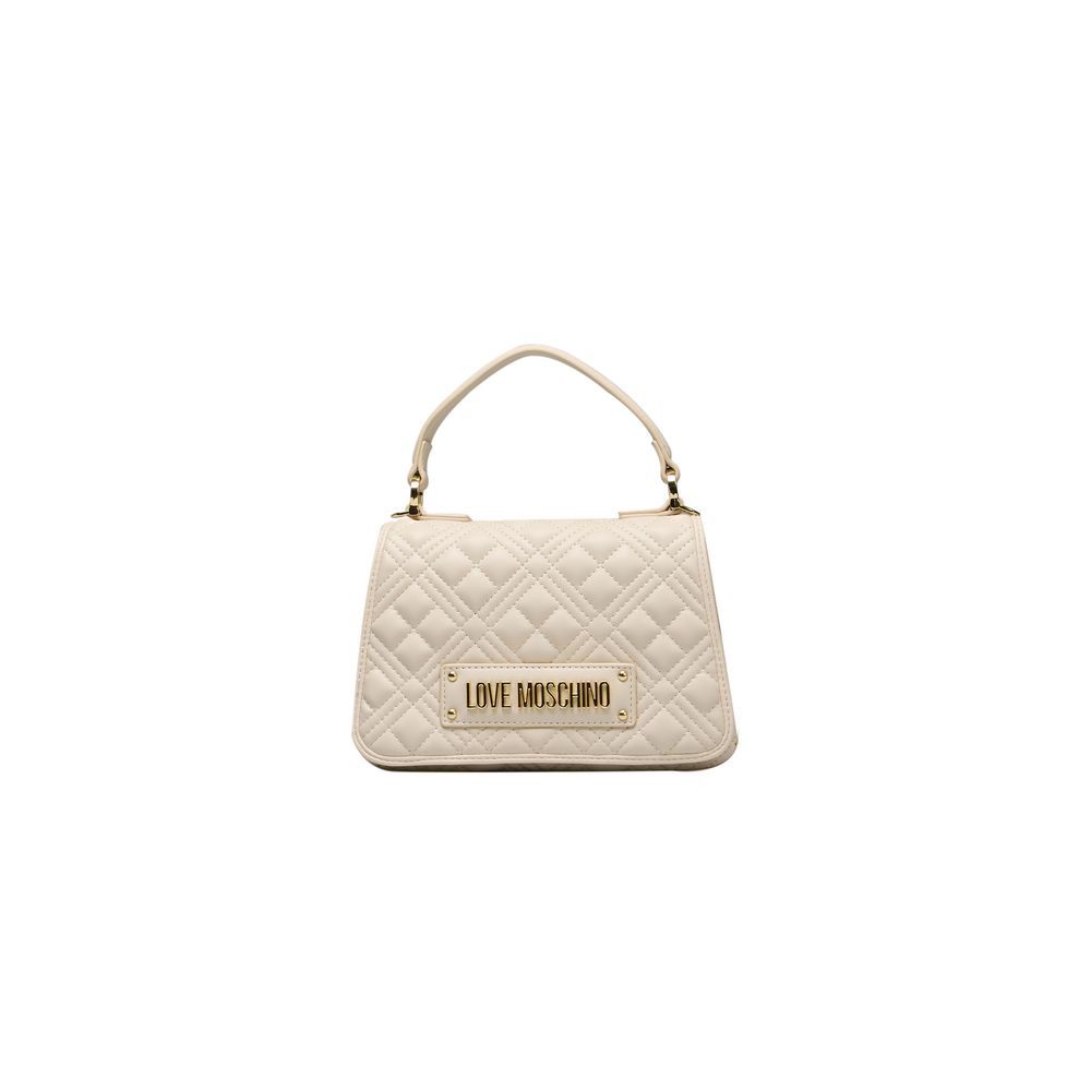 Beige Polyethylene Handbag - The Luxe Alliance