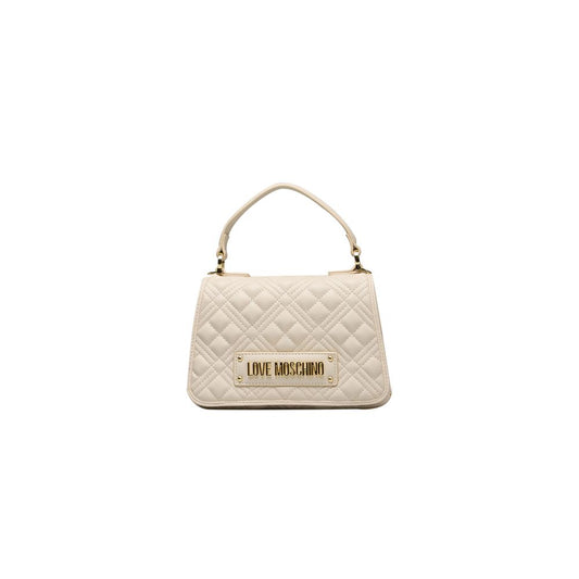 Beige Polyethylene Handbag - The Luxe Alliance