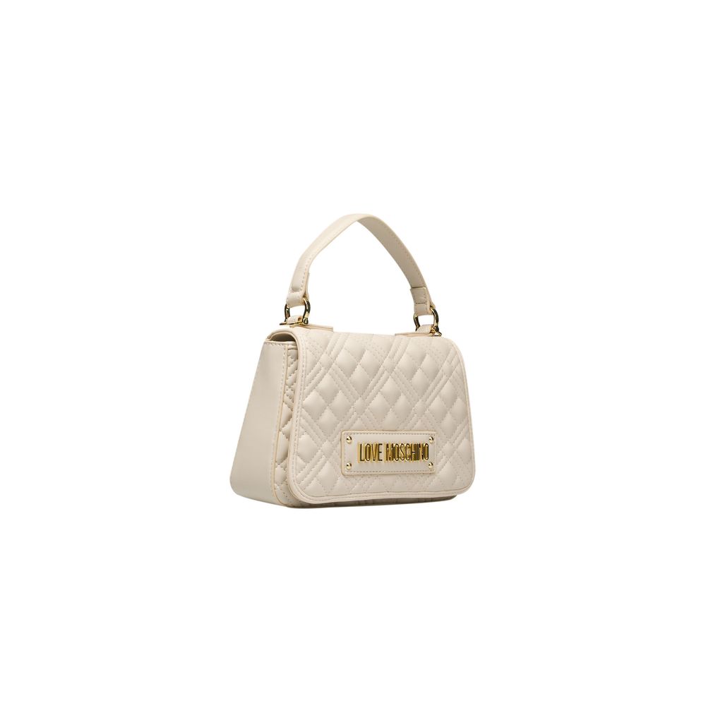 Beige Polyethylene Handbag - The Luxe Alliance