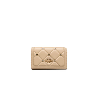 Beige Polyethylene Crossbody Bag - The Luxe Alliance