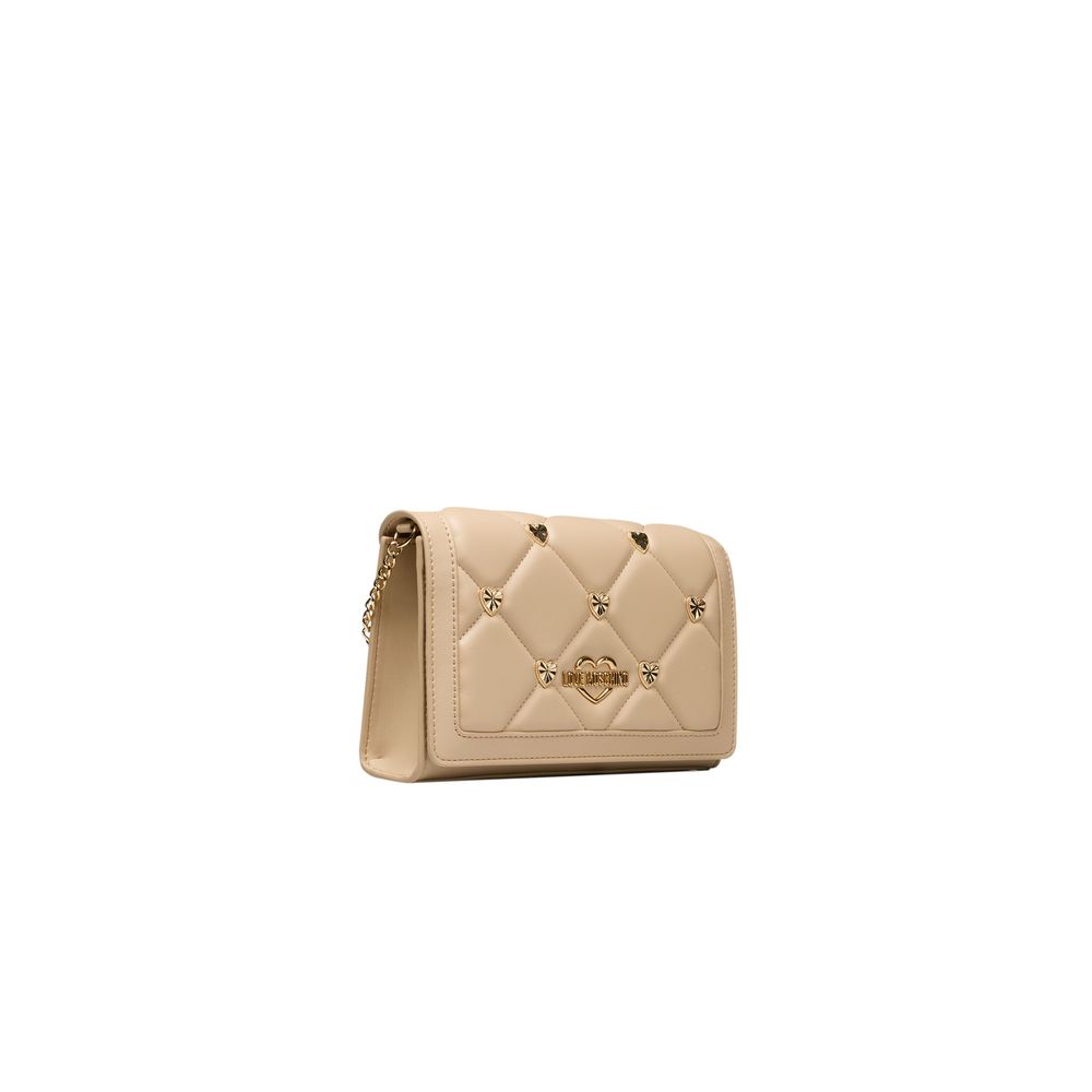 Beige Polyethylene Crossbody Bag - The Luxe Alliance