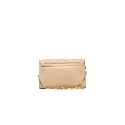 Beige Polyethylene Crossbody Bag - The Luxe Alliance