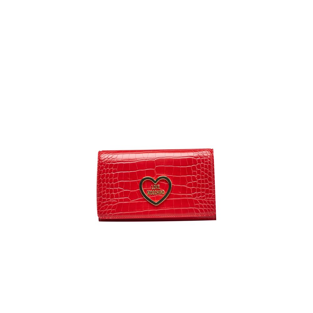 Red Polyethylene Crossbody Bag - The Luxe Alliance