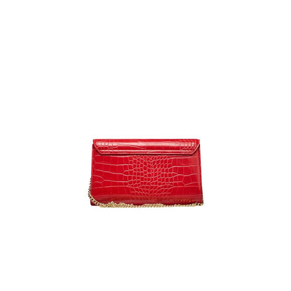 Red Polyethylene Crossbody Bag - The Luxe Alliance