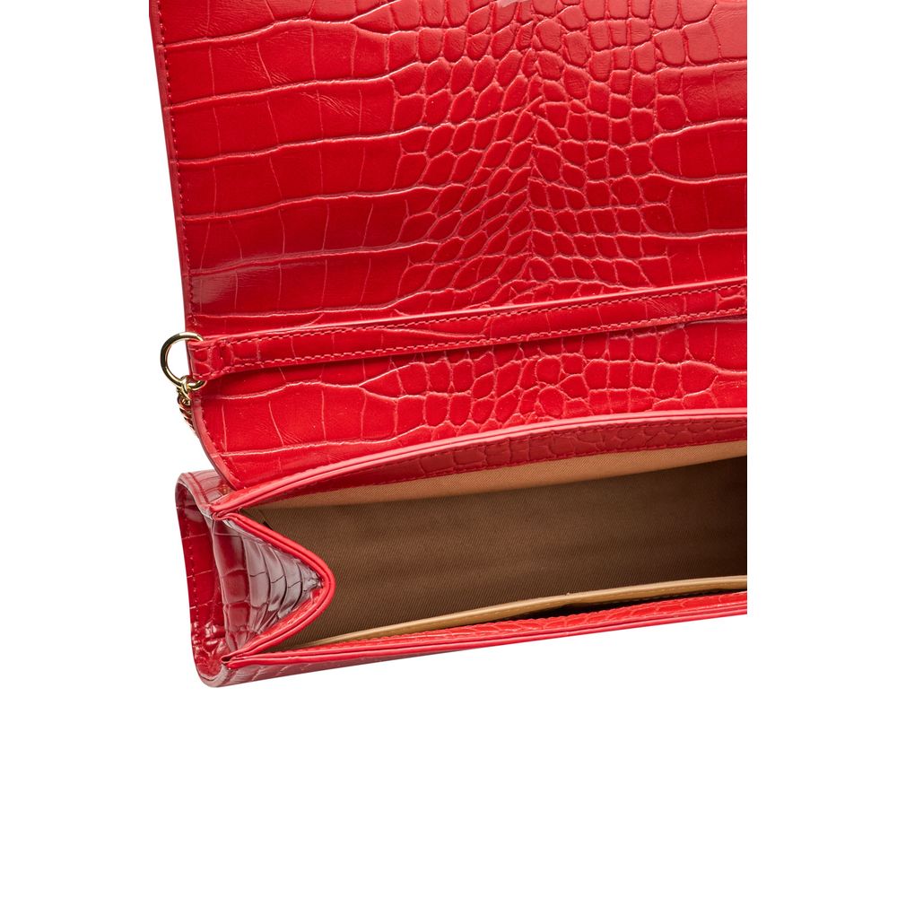 Red Polyethylene Crossbody Bag - The Luxe Alliance