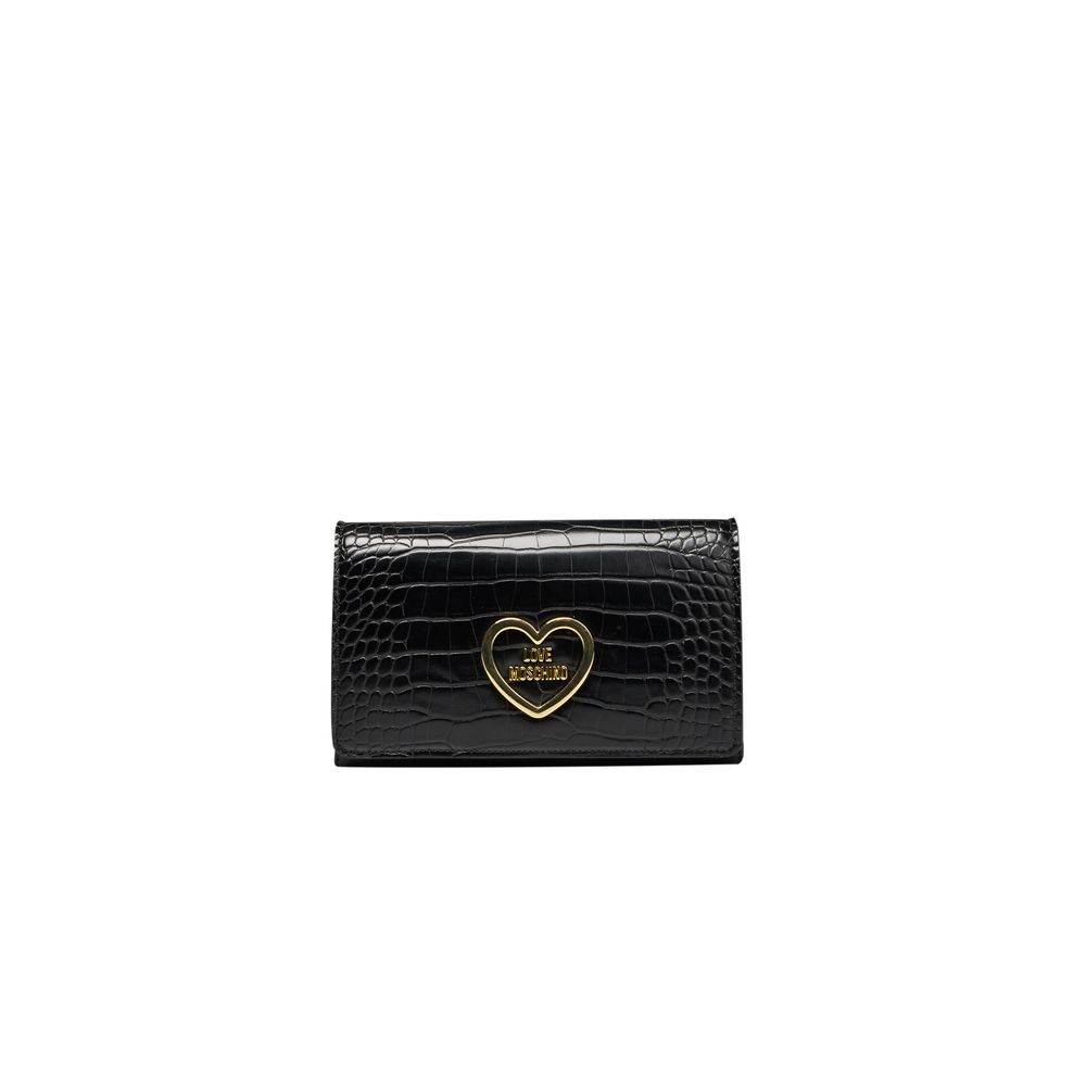 Black Polyethylene Crossbody Bag - The Luxe Alliance