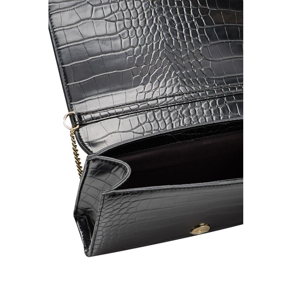 Black Polyethylene Crossbody Bag - The Luxe Alliance