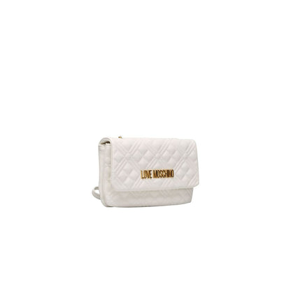 White Polyethylene Crossbody Bag - The Luxe Alliance