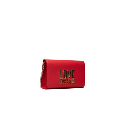 Red Polyethylene Crossbody Bag - The Luxe Alliance