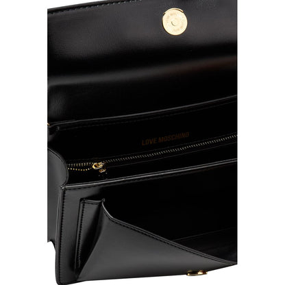 Black Polyethylene Crossbody Bag - The Luxe Alliance