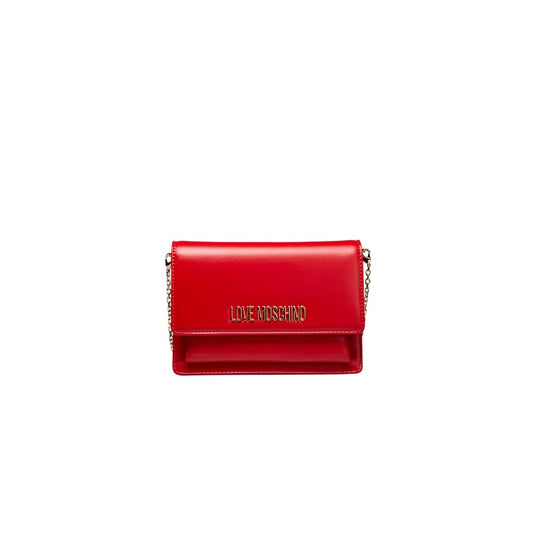 Red Polyethylene Crossbody Bag - The Luxe Alliance