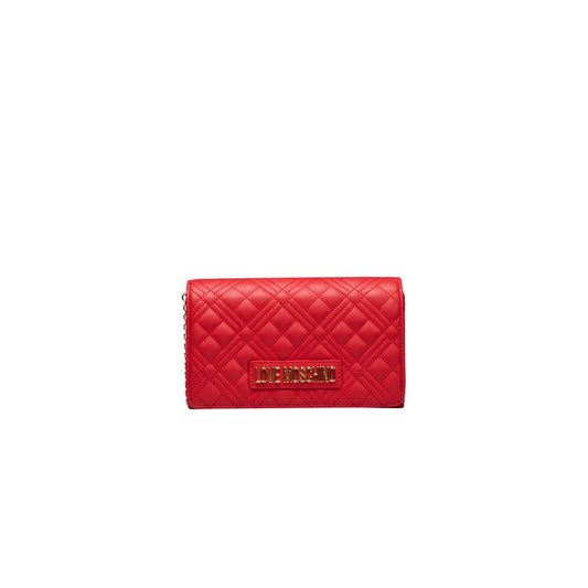 Red Polyethylene Crossbody Bag - The Luxe Alliance