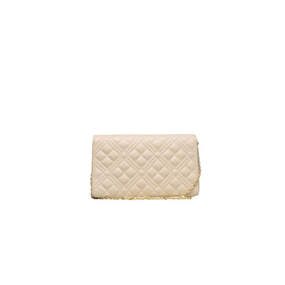 Beige Polyethylene Crossbody Bag - The Luxe Alliance